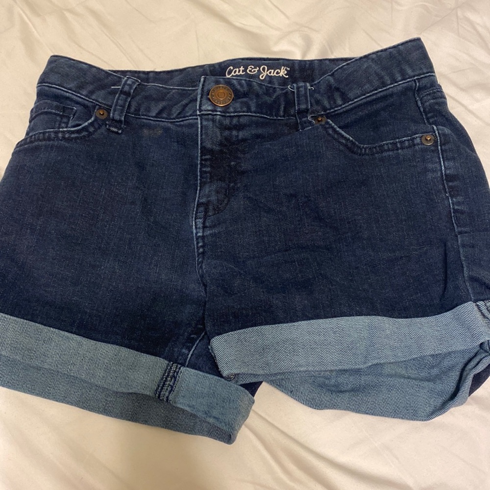 blue jean shorts juniors